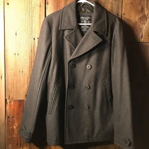 American Eagle Never worn Charcoal Peacoat